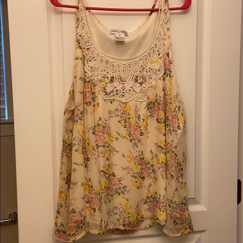 Floral tank top